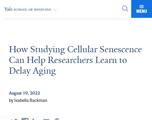 Unlocking Cellular Senescence: A Way to Delay Aging